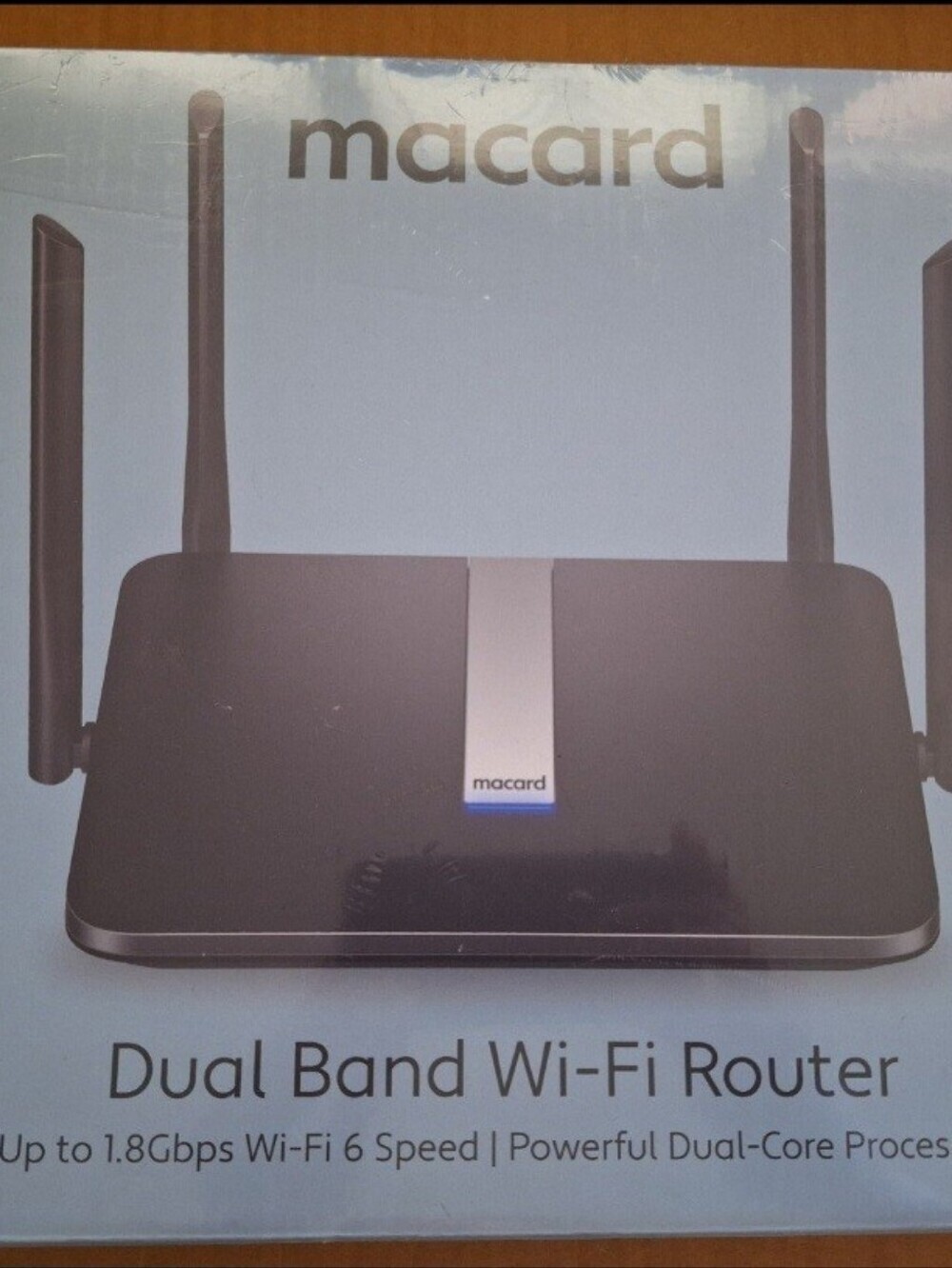 Macard Alpha6 Dual Band WiFi-6 Mesh Router - 1.8Gbps MU-MIMO 5-Port NEW